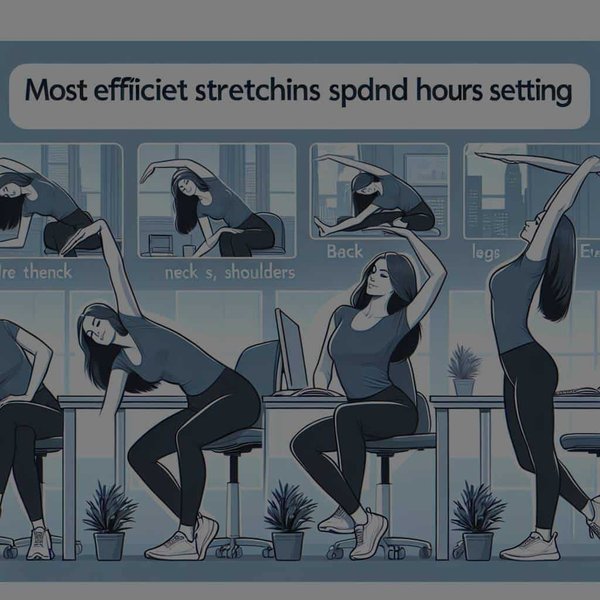 Quelle routine de stretching est la plus efficace pour les femmes passant de longues heures en position assise ?
